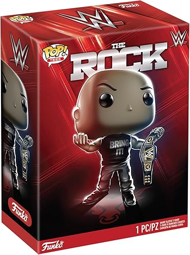 Miniatura 2 de Funko Pop! Camiseta en caja WWE - La roca con cinturón - L