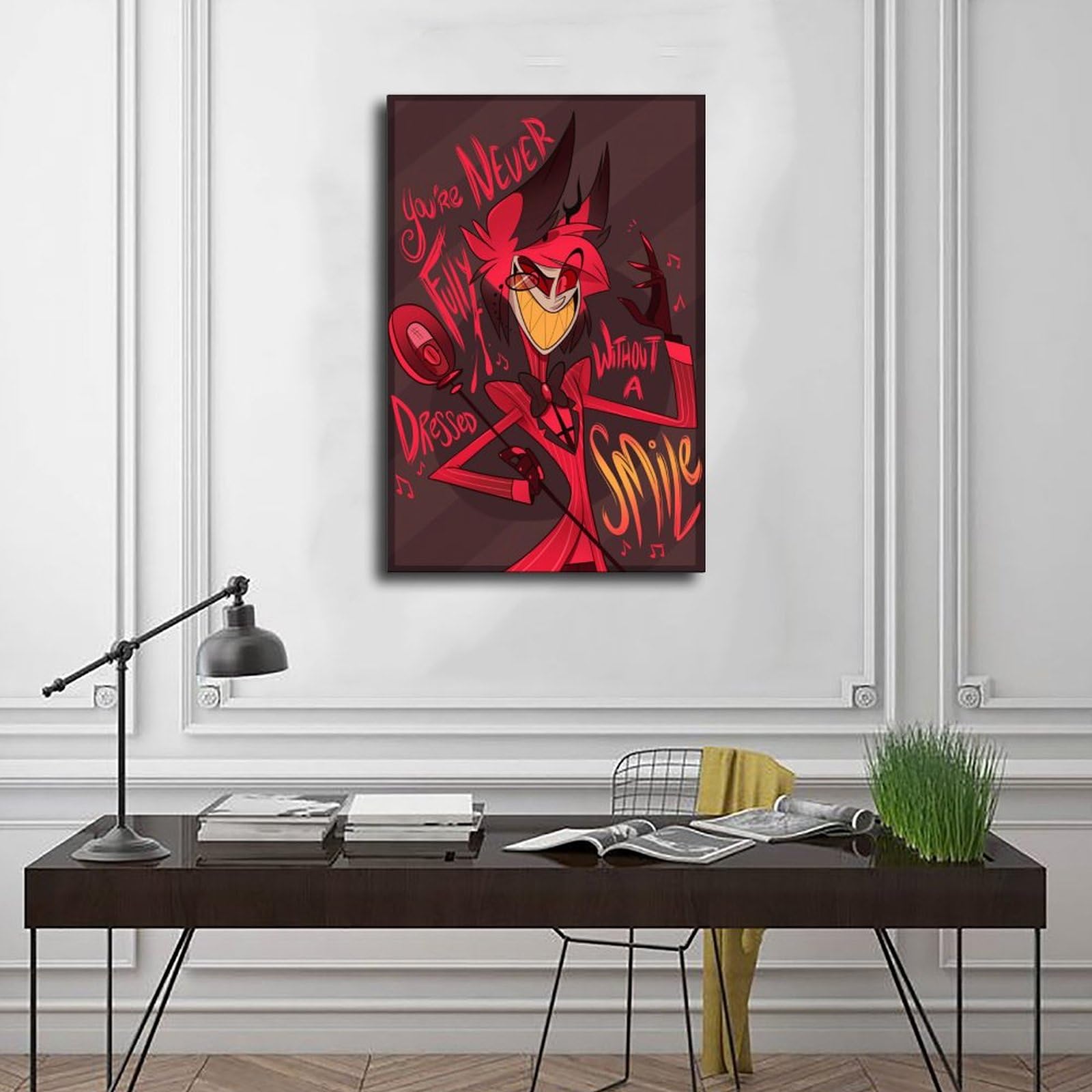 ALIBAG Alastor Hazbin Hotel 1 Canvas Poster Wall Art Decor Print