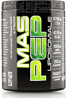 NET Integratori MAS PEP LIPOSOMIALE - Pre-Intra e Post Workout con EAA Amminoacidi Essenziali e BCAA - Massimizza la Sintesi Proteica, la Crescita e il Recupero Muscolare (300 Compresse)
