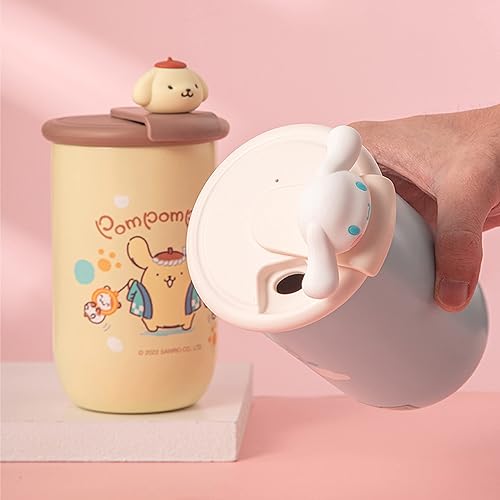 Miniatura 3 de Everyday Delights Cinnamoroll - Vaso para cachorros con tapa, 12.8 fl oz