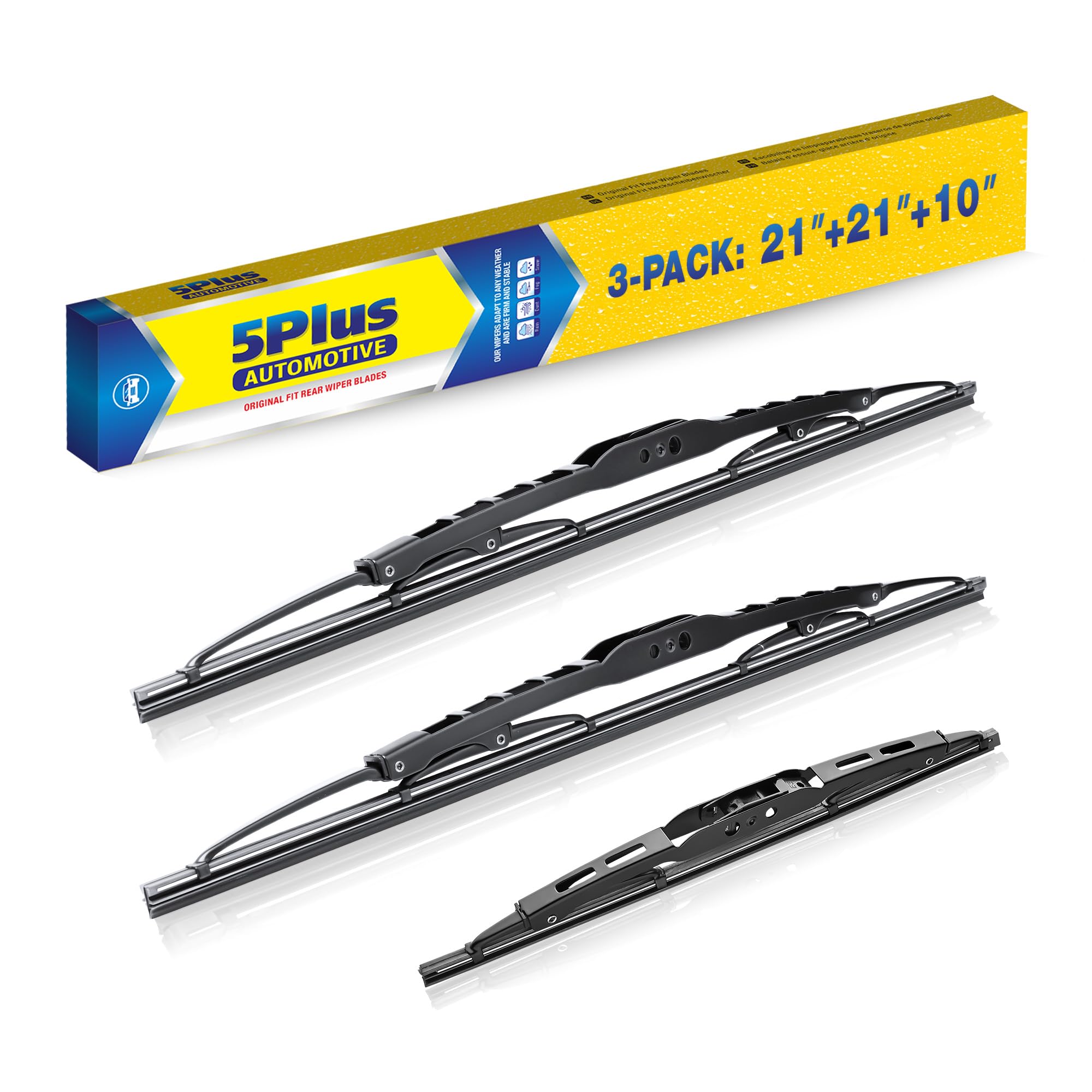 5 PLUS Custom-Fit Wipers fits 2007-2017 Jeep Patriot Windshield Wipers