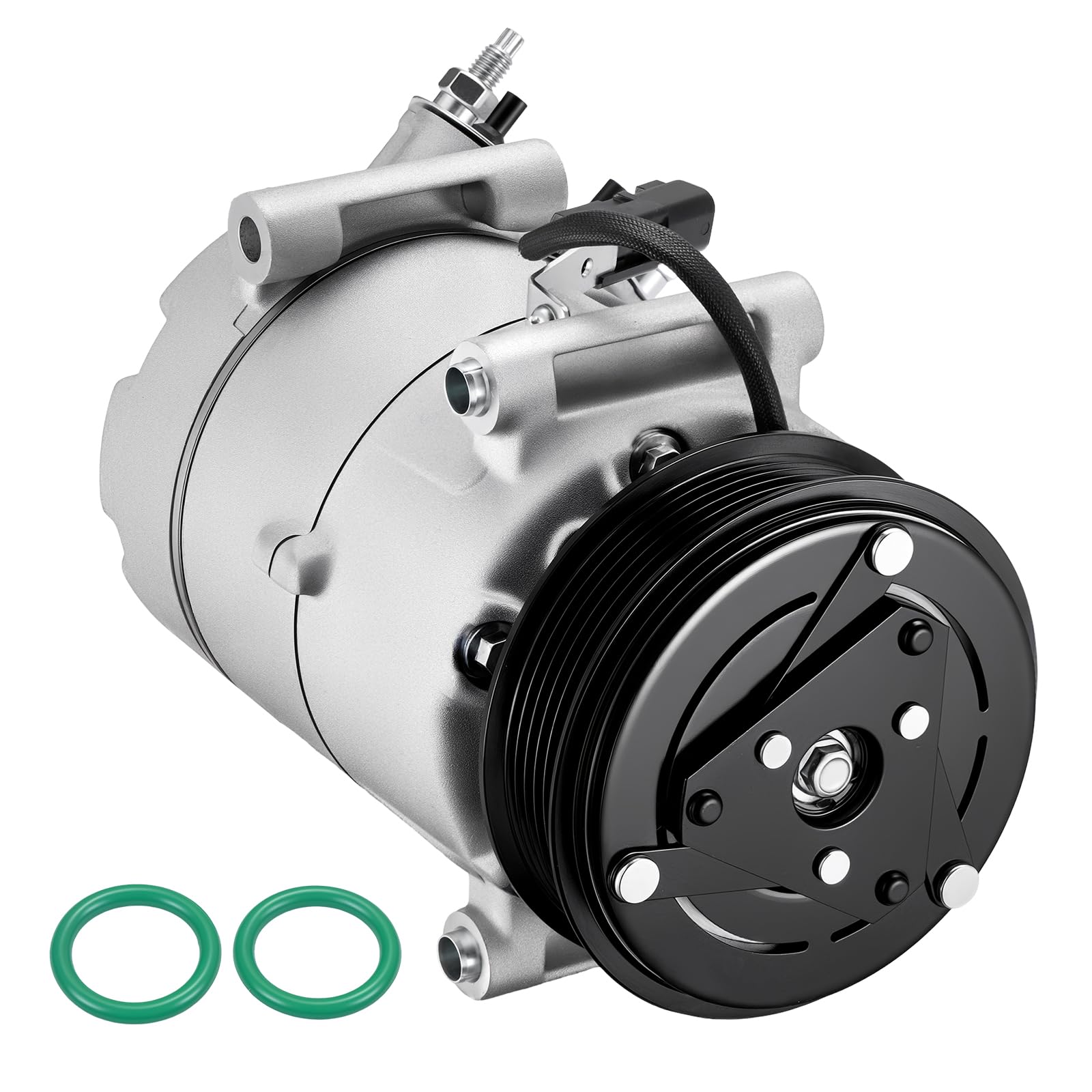 BDFHYK Klimakompressor Auto Hohe Qualität A/C Kompressor 12V für Klimaanlage mit 119mm Riemenscheibe R134a, Kompatibel mit Galaxy WA6 Mondeo IV BA7 K.u.g.a I Focus III C-Max II Grand C-Max, 1852378
