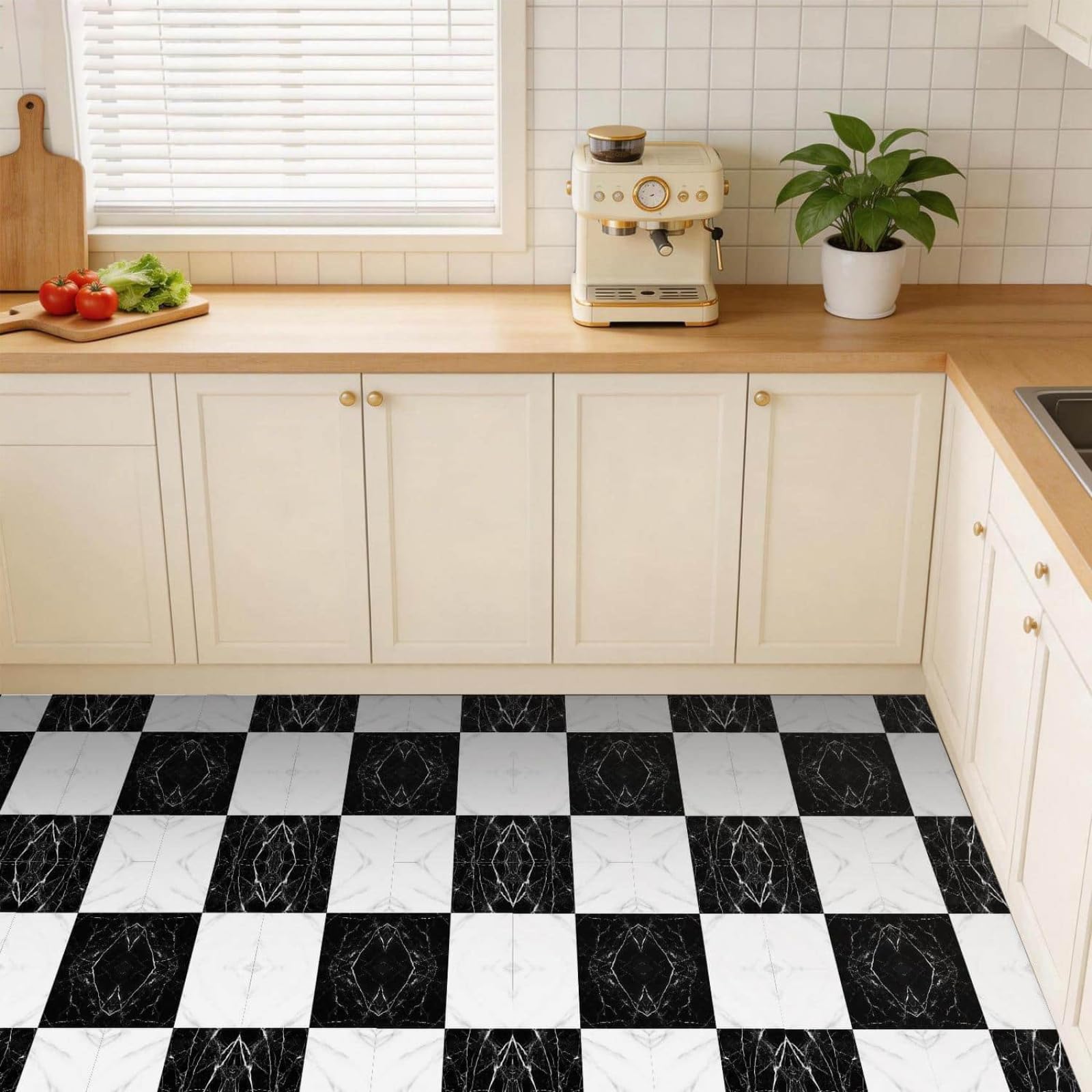 Azulejos Adhesivos Cocina Impermeables 30 cm x 30 cm
