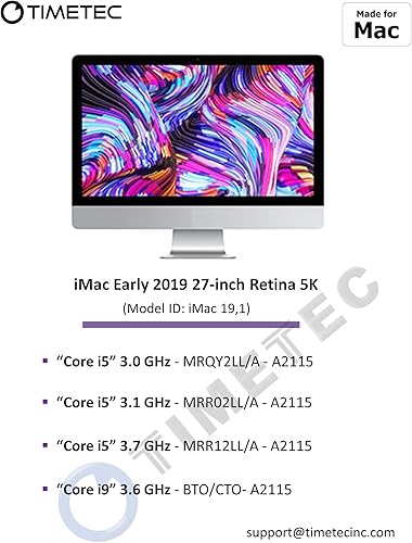 Miniatura 5 de Timetec Kit de 16 GB (2 x 8 GB) compatible con Apple DDR4 2666 MHz para iMac de mediados de 2020 (20,120,2)  iMac de mediados de 2019 (19,1) de 27