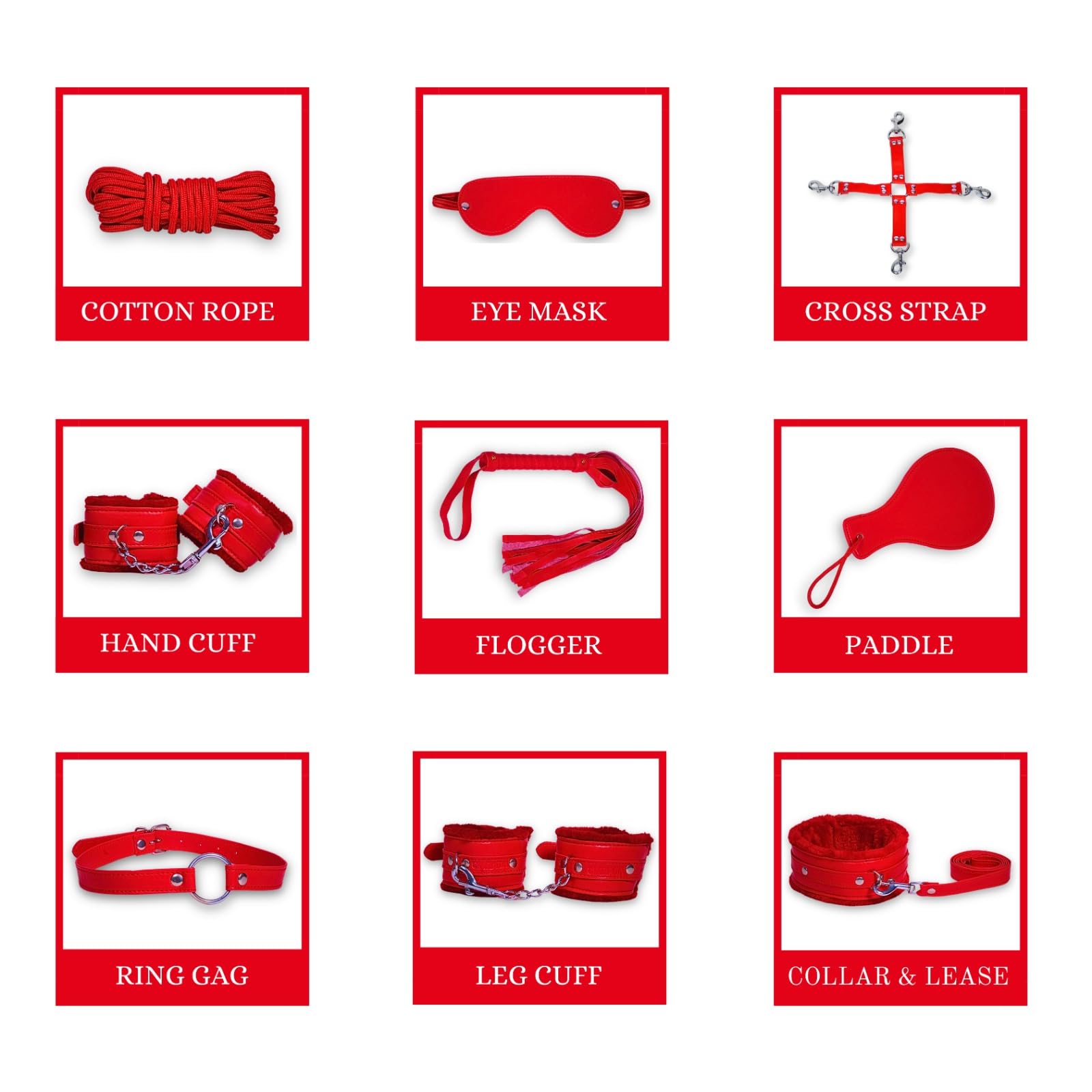 Luxury Faux Leather Harness Costume Set � Edgy Lingerie Look for Roleplay & Fantasy Nights (RED HOT) Free BabyDoll - Image 2 thumbnail