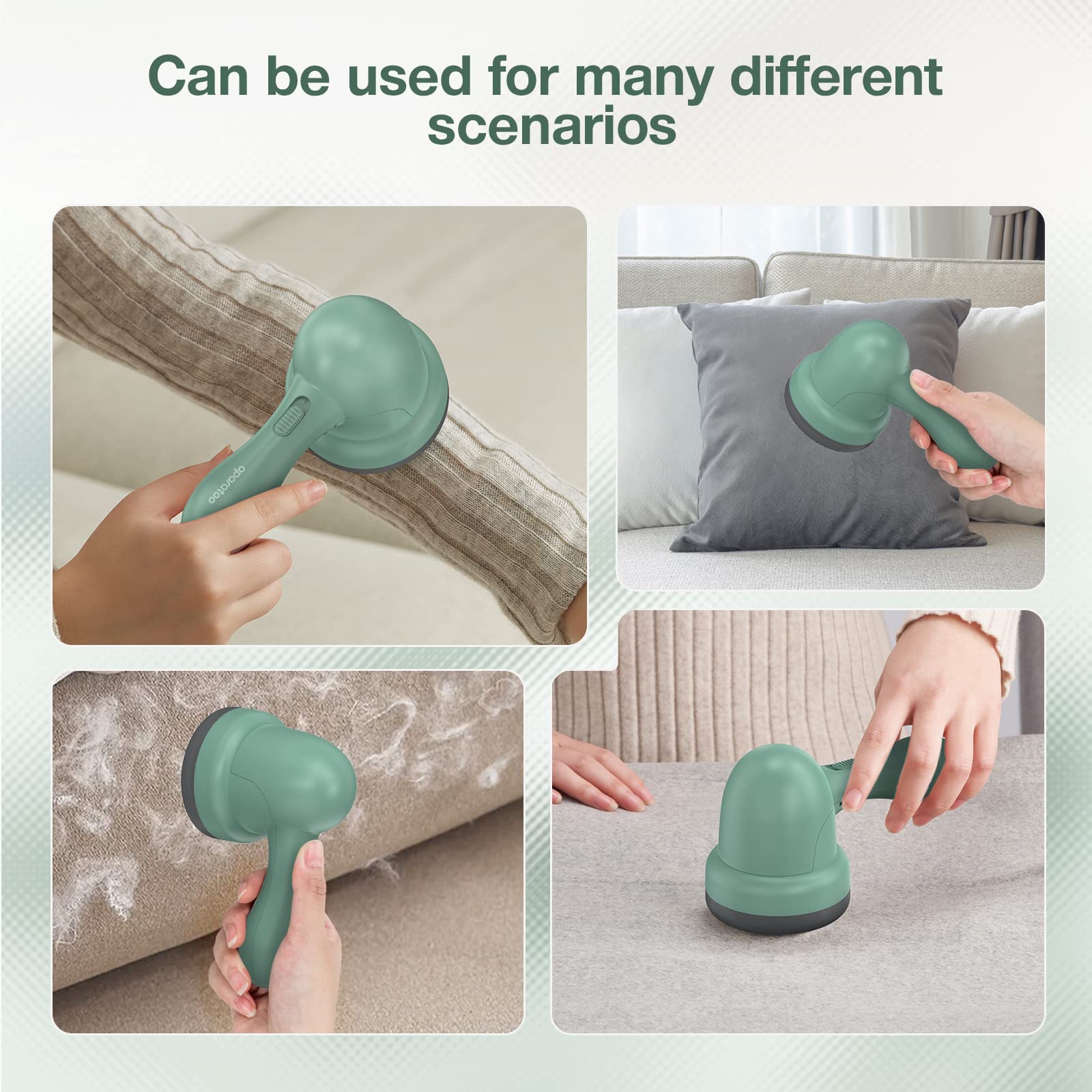 Quitapelusas Electrico, Quita Pelusas para Ropa con 3 Cuchillas & USB, Portátil Rápido Quita Bolas de la Ropa Recargable Maquina Quitar Bolitas Ropa Quitapelusas Ropa para Sueter/Abrigo de Lana/Manta