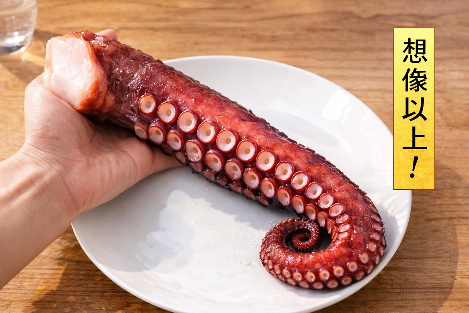 Amazon.co.jp: たこ足 1本 北海道 タコ 特大サイズ ボイル済み : 食品