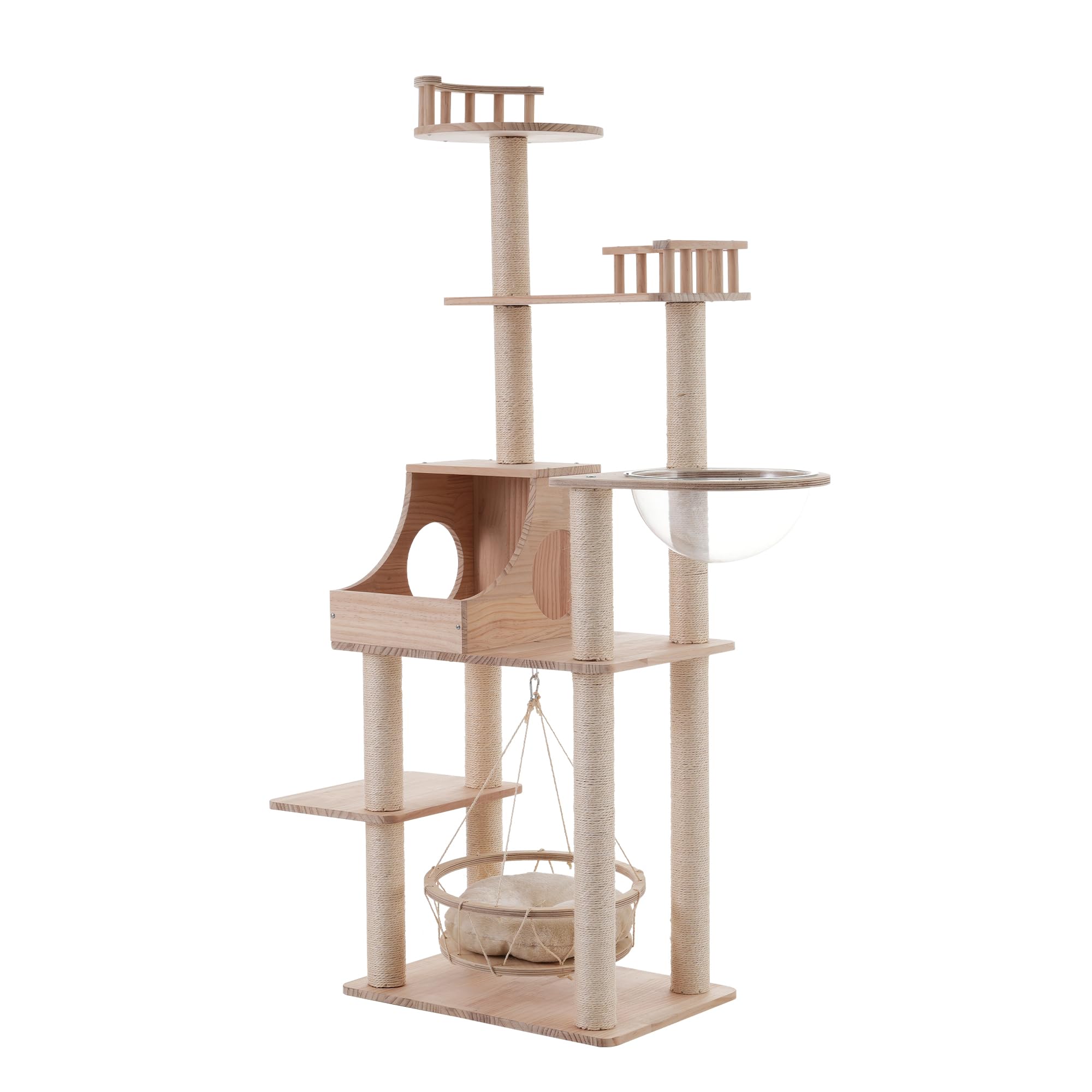 Amazon | 2024年新改良 キャットタワー ねこキャットタワー 猫キャット