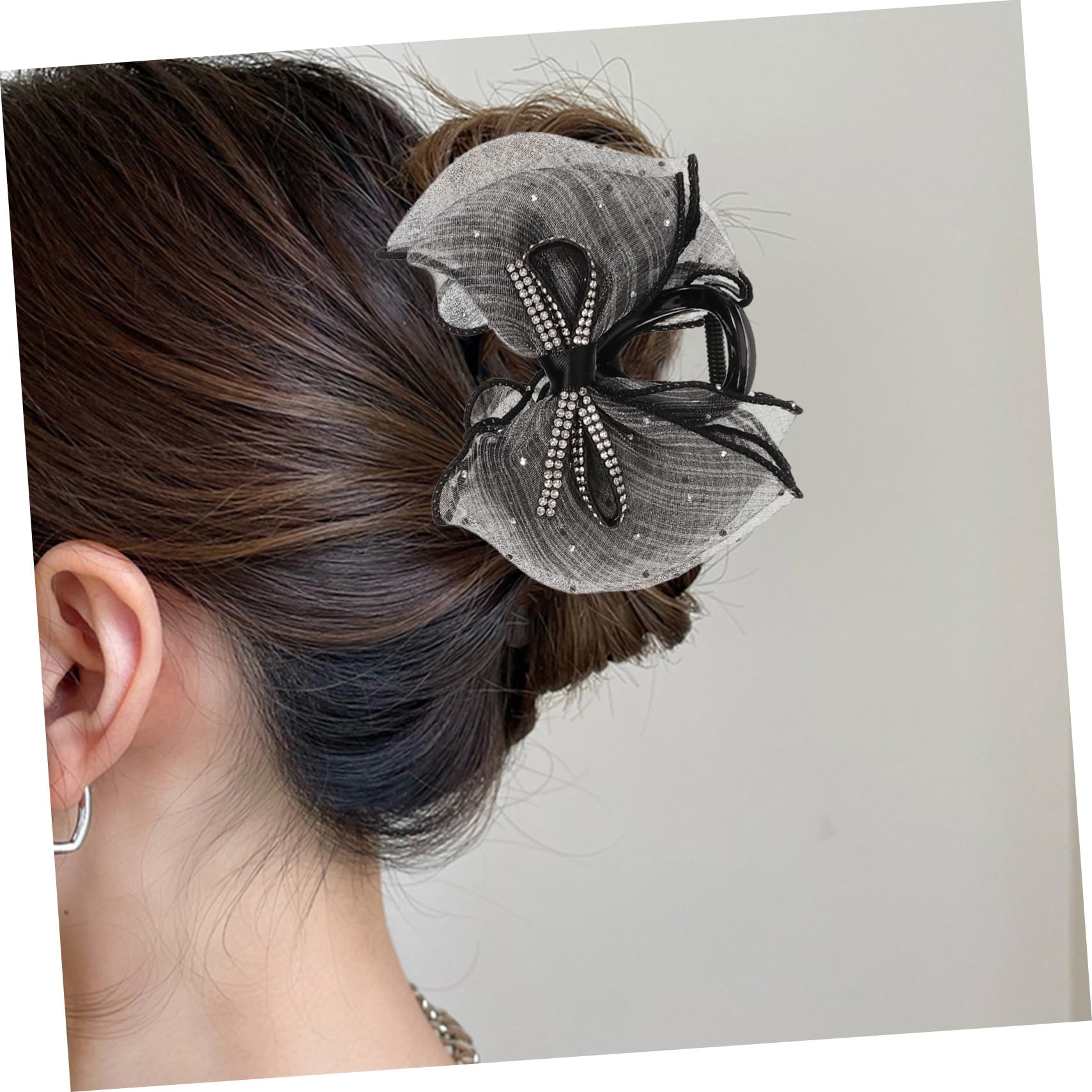 12piezas Clip De Pelo Para Mujer De Horquilla Lazo Diseño Elegante y Práctico Para Tipo De Cabello Para Uso Diario Bodas y Ocasiones Especiales