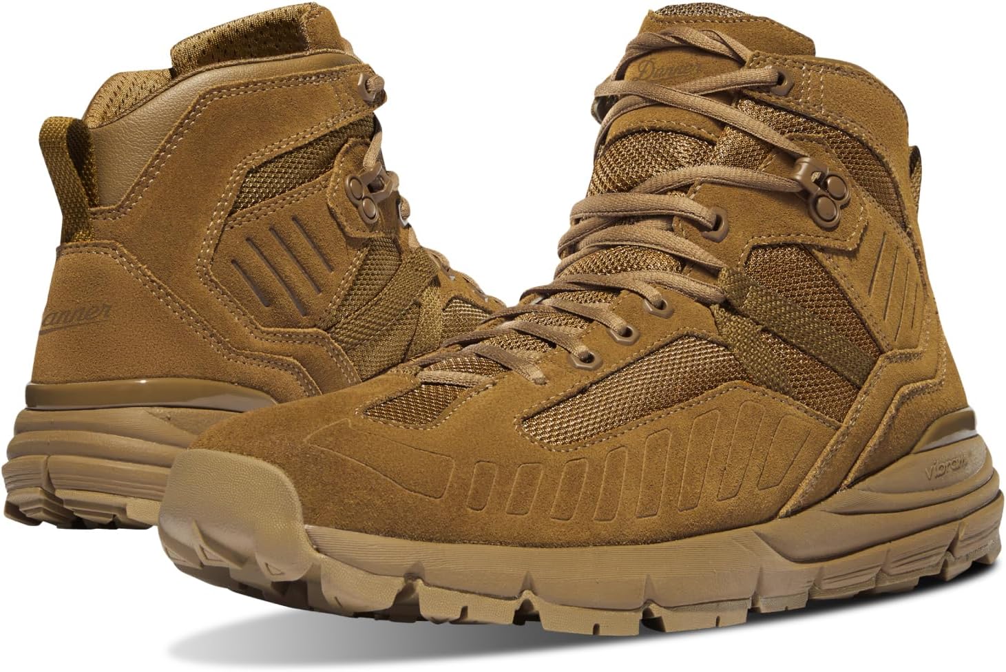 Men's Fullbore 4.5" Military and Tactical Boots for Men - Lightweight, Hot Weather Upper with Vibram Midsole and Slip-Resistant Traction Outsole