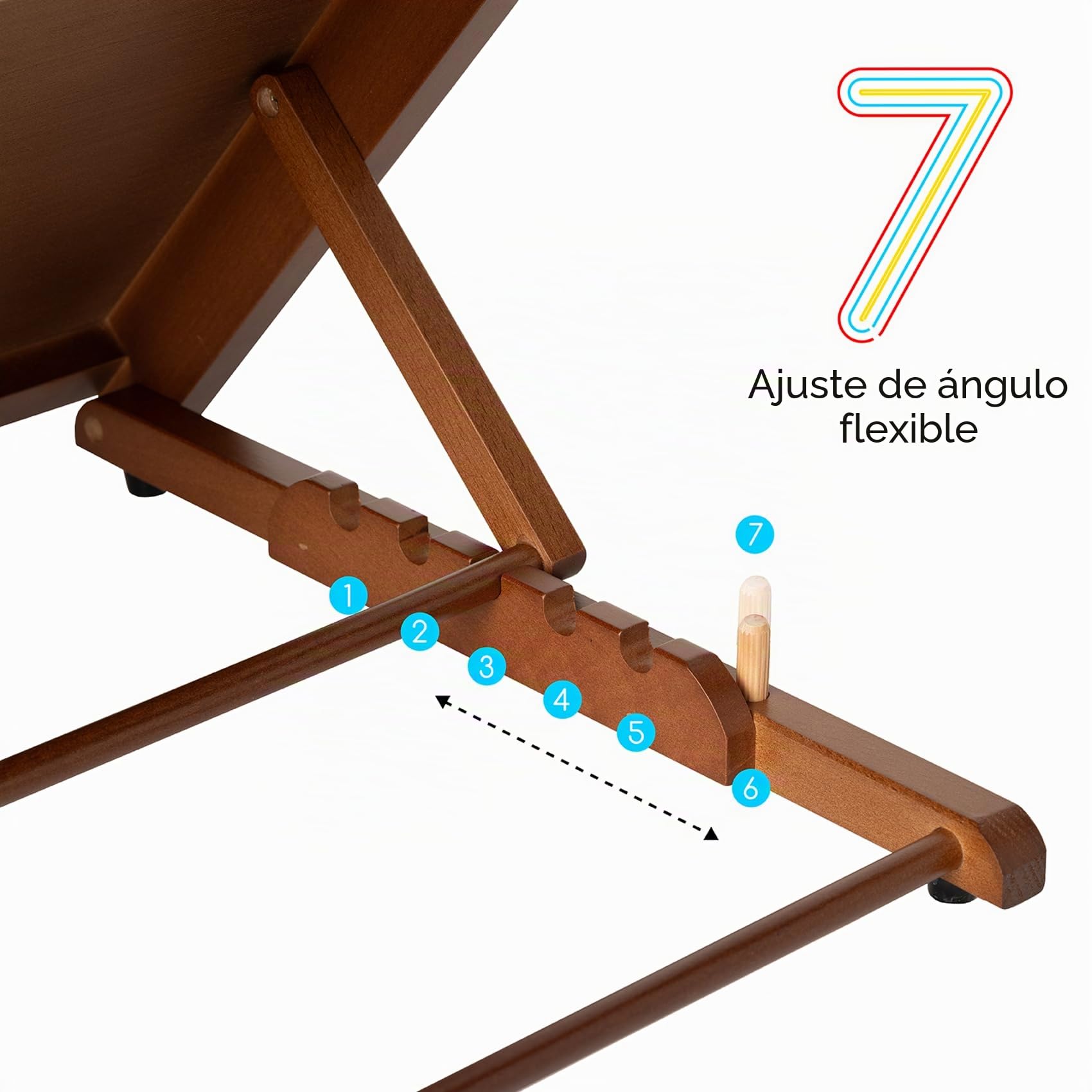MEEDEN PRO Caballetes para Mesa, 29 x 42 cm Madera de Haya Caballete Caballete Trabajo, para Pintar + Bocetos, Acrílico, Acuarela, Lápiz o Carbón