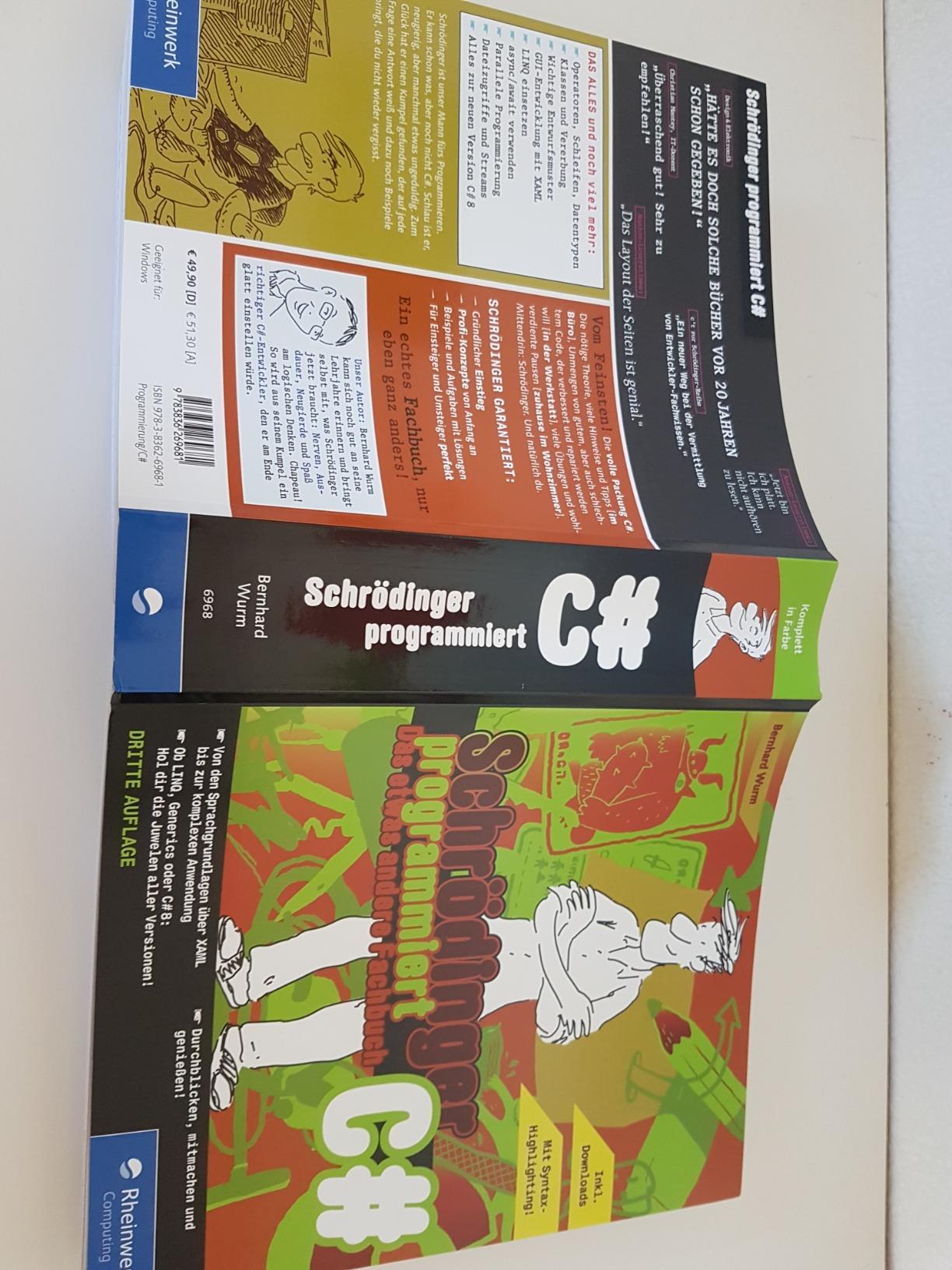 Schrödinger Programmiert C# Das Etwas Andere Fachbuch Schrödinger programmiert C#: Das etwas andere Fachbuch. Die volle