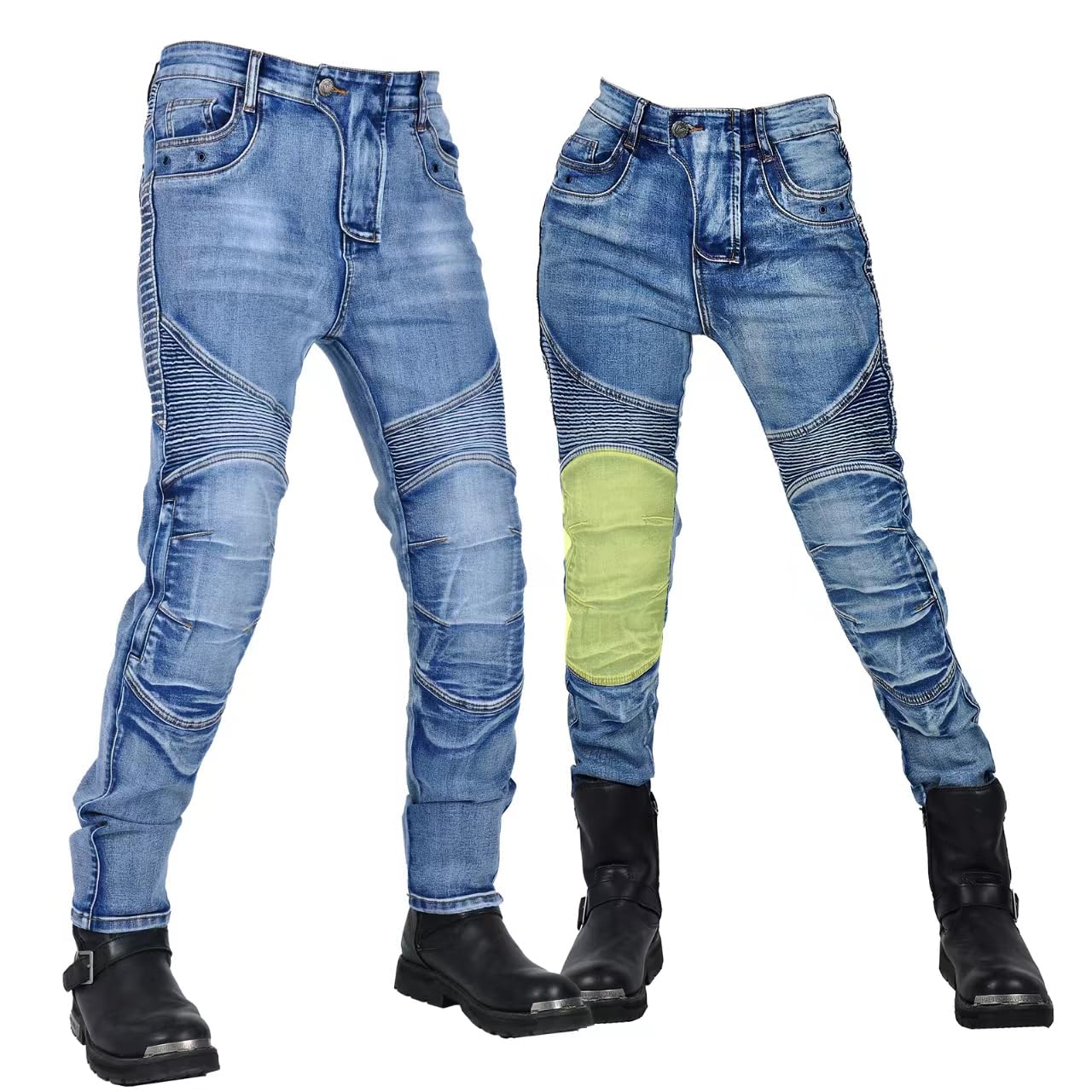 Pantalon Moto Homme, Jean Moto Stretch Confort, Style Urbain