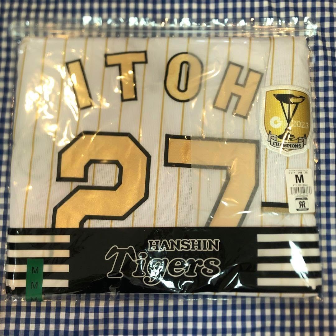 ピ*ウ様 阪神タイガース　伊藤将司　チャンピオンレプリカユニフォーム　Lサイズ 阪神伊藤将司 チャンピオンユニフォーム Lサイズ 阪神伊藤将司