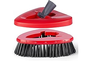 High-Performance O-Cedar Spin Mop Scrub Brush Replacement Head for Hard Floor Cleaning
