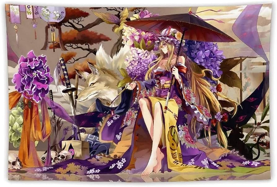 Amazon.co.jp: 東方Project 掛ける絵 壁画 絵画 壁掛け 掛け画