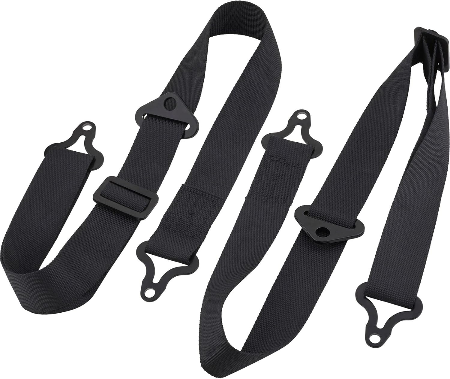 Speedway Motors Universal 4 Point Engine Lift Sling Kit - Steel Construction, 1200 lb Capacity, Adjustable Nylon Straps, Easy Installation, Black Powdercoated