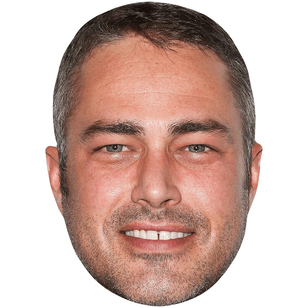 Taylor Kinney (Smile) Celebrity Mask, Flat Card Face, Fancy Dress Mask