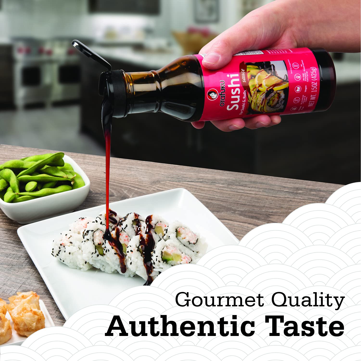 Otafuku Sushi Eel Sauce for Sushi Rolls, Japanese Unagi Sauce Gluten