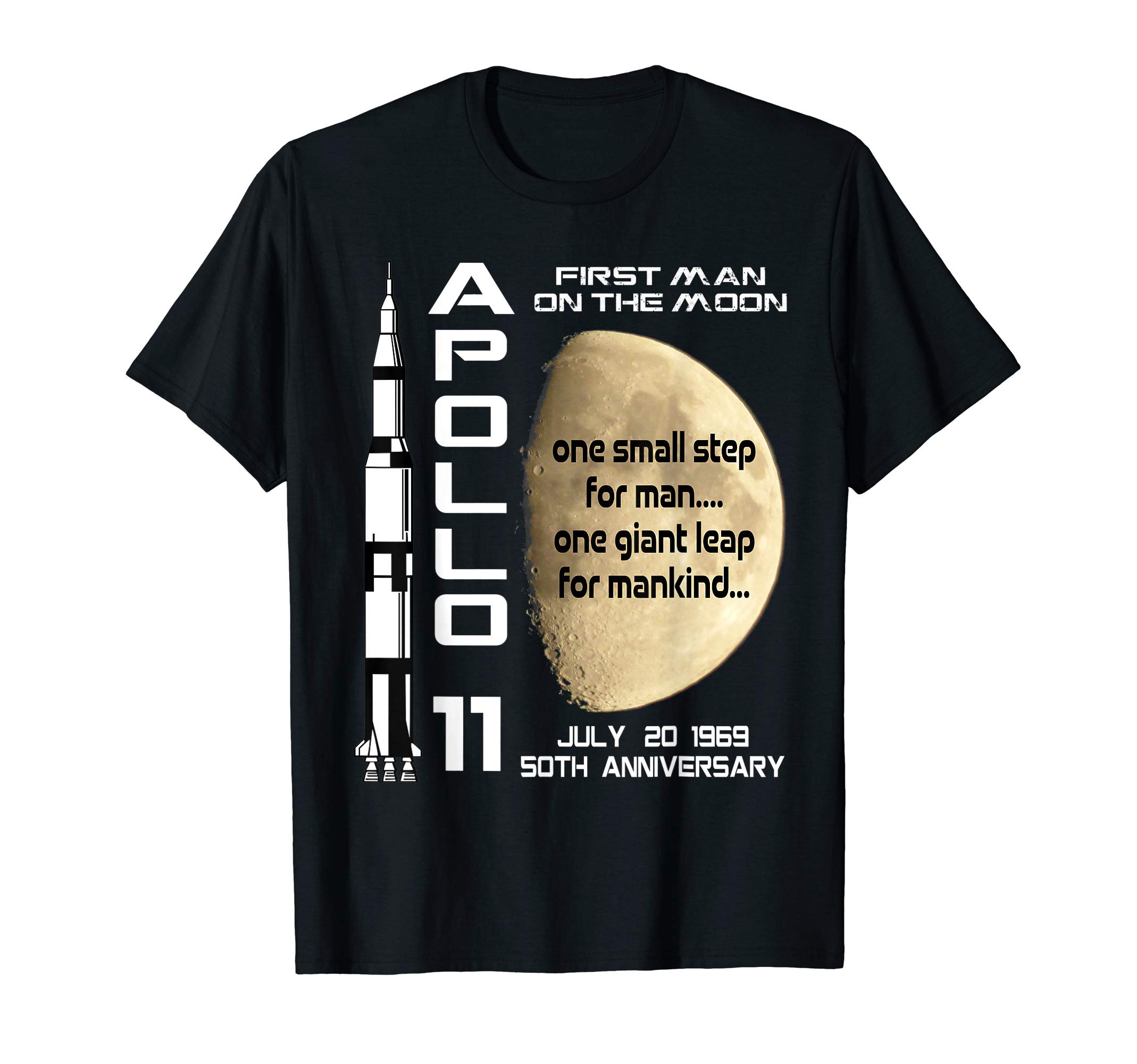 Apollo 11 50th Anniversary Moon Landing July 20th 1969 Gift T-ShirtOEKO-TEX STANDARD 100