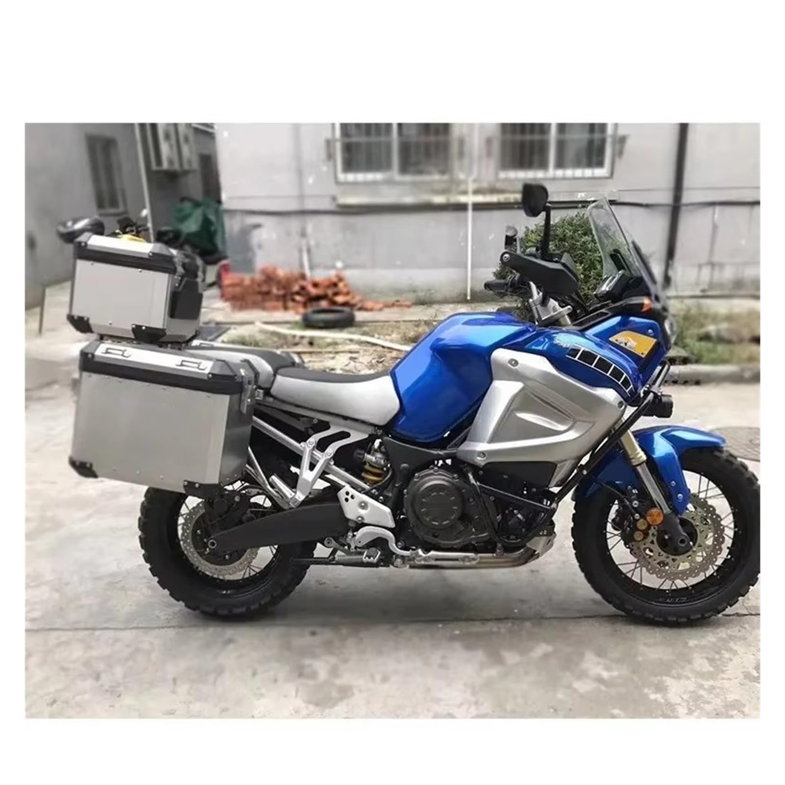 Paramotore Tubolare Per XT1200Z Moto Protezione Motore Highway Crash Bar Telaio Protezione Paraurti Carenatura Barre Protettive Motorcycle motore Paraurti(Silver lower bumper)