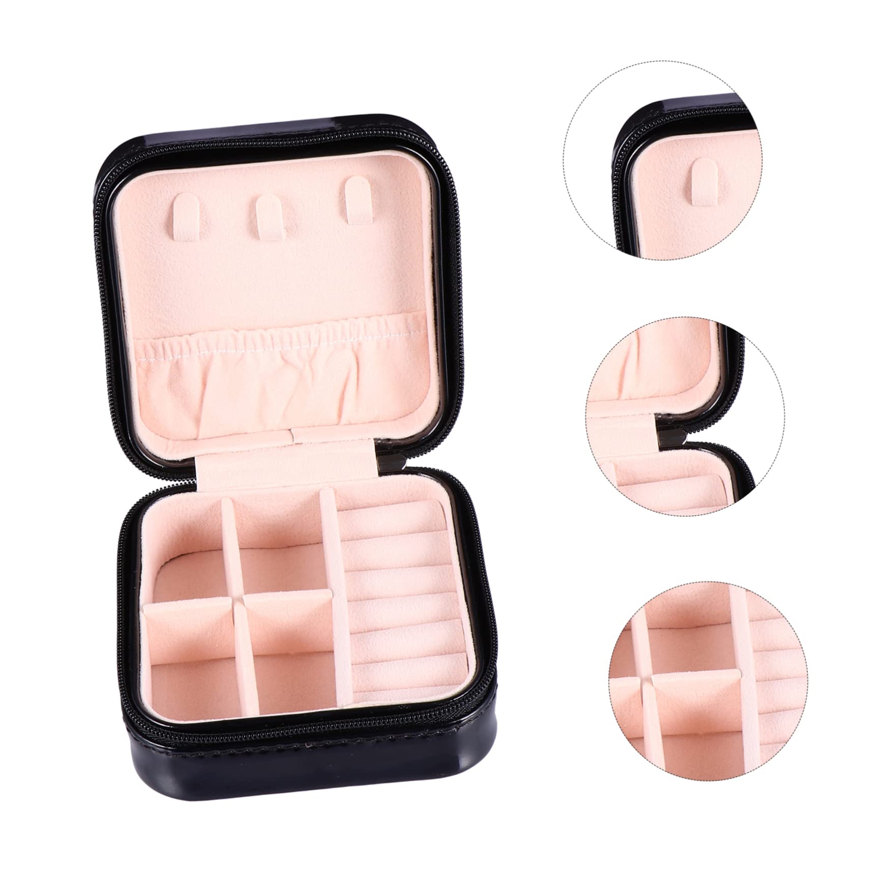 Healeved 3 Pezzi Scatola Organizer per PU Contenitore per Collane con Design Compatto e Perfetta per Ragazze