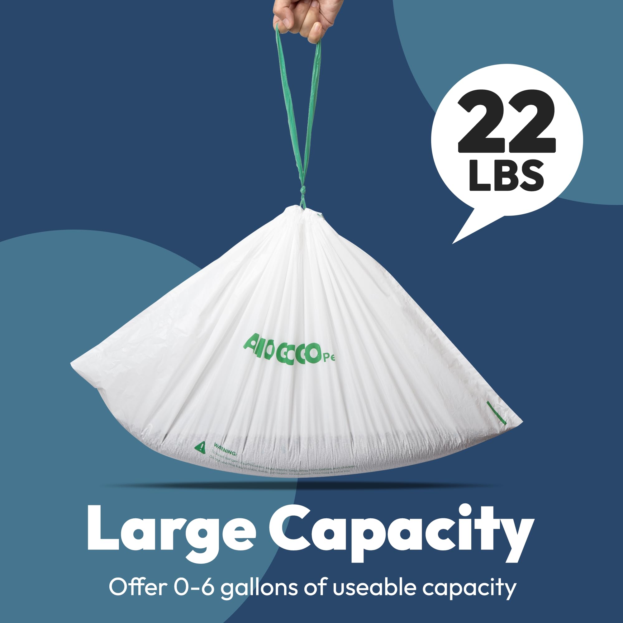 Paquete de 100 bolsas de arena para gatos, compatibles con la caja de arena automática ScoopFree y SmartSpin, bolsas de basura de gran capacidad, resistentes, a prueba de fugas, bolsas de