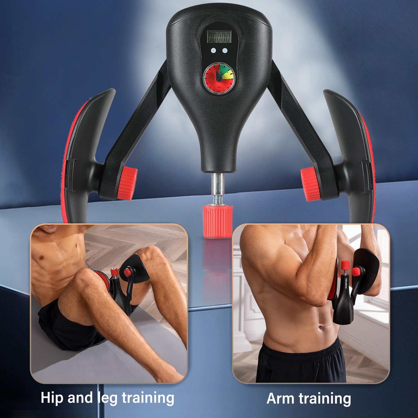 Entrenador de muslos Kegel, ejercitador de suelo pélvico para hombres, dispositivos de ejercicio interior de muslo, máquina abductora de cadera de 0 a 75 libras