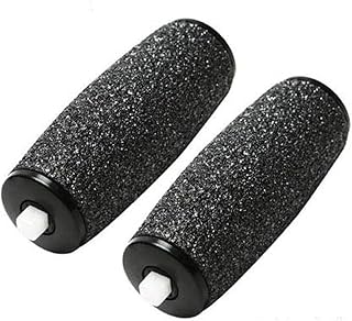 مجموعة رؤوس رولر لتنعيم القدم والتخلص من الجلد الميت يمكن تبديلها قطعتين