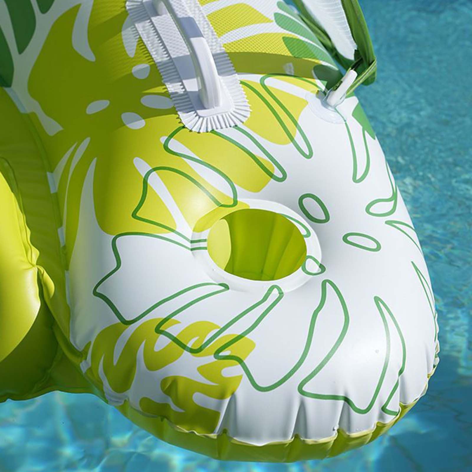 Galleggianti per Piscina Adulti - Lettino Galleggiante per Adulti con Parasole,Sedia d'Acqua Resistente Antiscivolo per Uomo Donna Spiaggia Fiume Relax