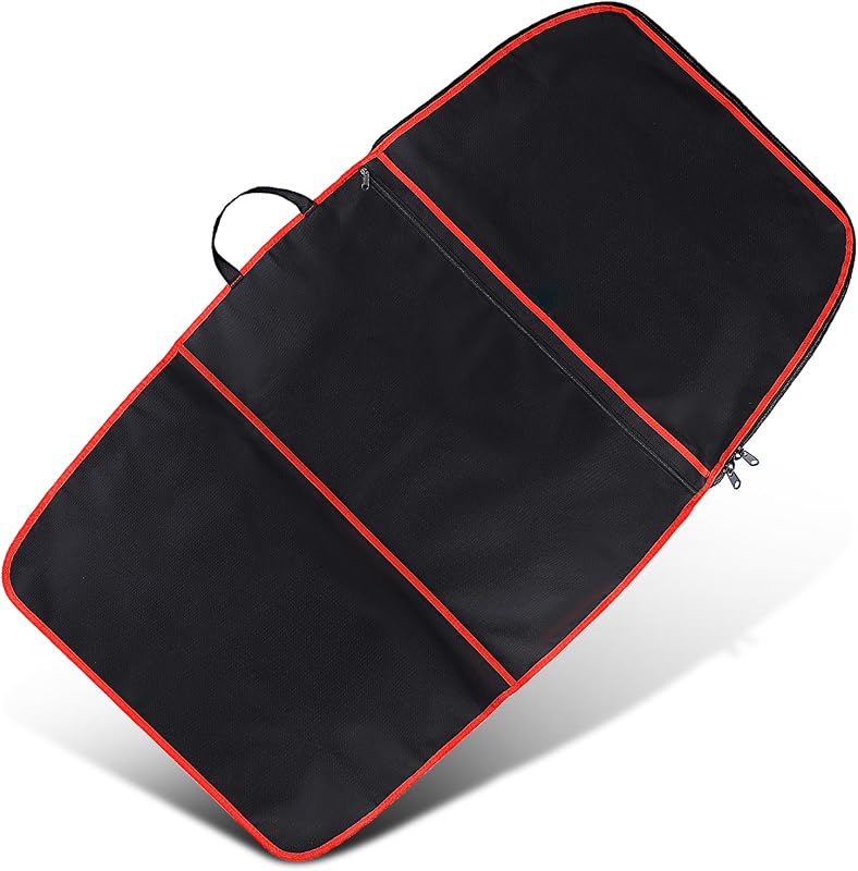 Bolsa para tabla de surf, funda para tabla de surf de 48 * 26 pulgadas, bolsas de transporte para tabla de surf | Bolsa para tabla de remo con asa, correa de transporte, doble cremallera y bolsillo de almacenamiento para viajes al aire libre
