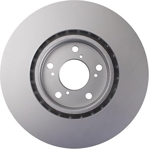 Miniatura 6 de TRQ Pastilla de freno de cerámica delantera y kit de rotor recubierto con líquidos compatibles con Honda Odyssey 11-14