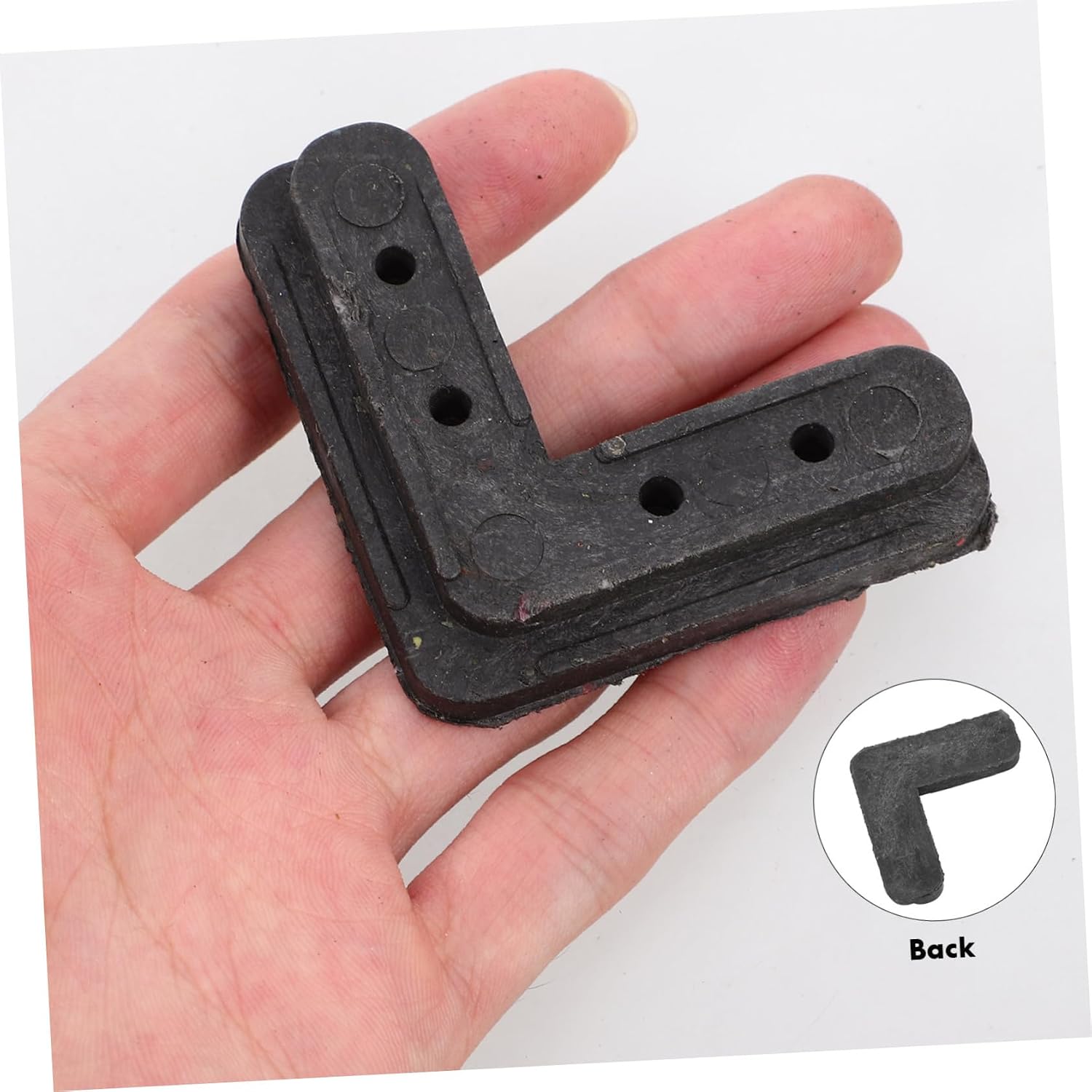 HOMSFOU 10pcs Screen Frame Corners Replacement Window Screen Corner Brackets for
