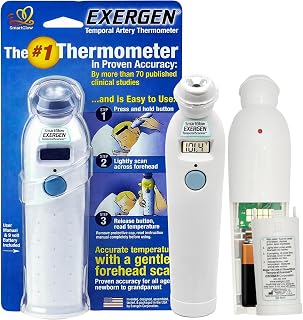 Exergen Temporal Artery Thermometer - Accurate Forehead Scanner for Babies, Kids & Adults