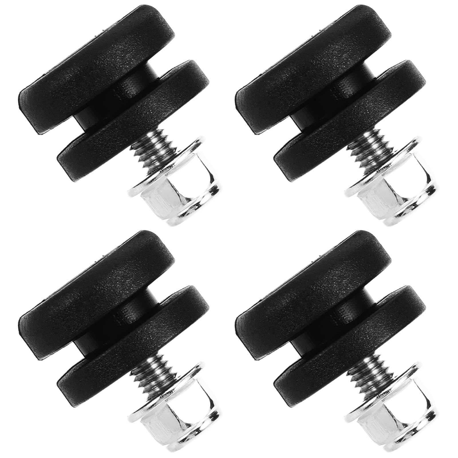 Aleación de aluminio negro superior en espaciadores Mipcase para placa base de baúl 8