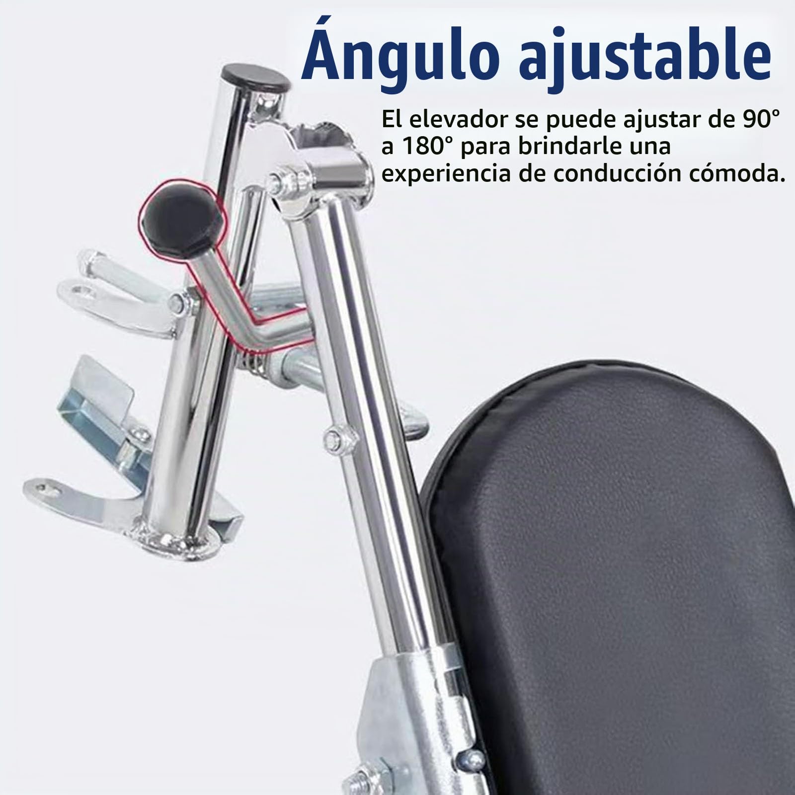 Reposapiernas Elevadores para Silla De Ruedas: Universal, Soporte De Pedal Único: 100 Kg, Fácil Limpieza, Ángulo Ajustable/90°-180°, con Reposapiés Acolchados, para Ancianos(Apair)