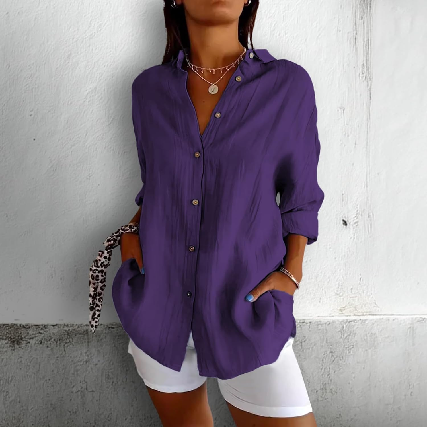 Vacation Tops for Women Hawaiian Boho Summer Floral Graphic Plus Size Flowing Blouse Fashion Trendy Outfits - Image 2