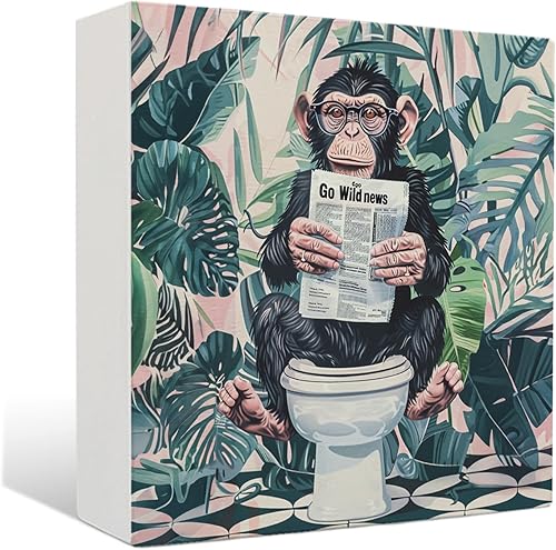 Miniatura 12 de Decoración de Baño de Vaca Highland - Hello Sweet Cheeks Decoración de Baño, Letrero de Madera Rústico del Oeste de Vaca Highland, 5 X 5 Pulgadas