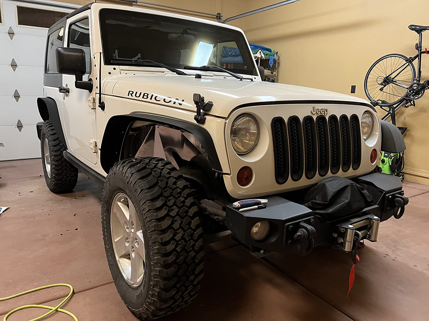 23/mo Finance oEdRo Flat Front & Rear Fender Flares Compatible with