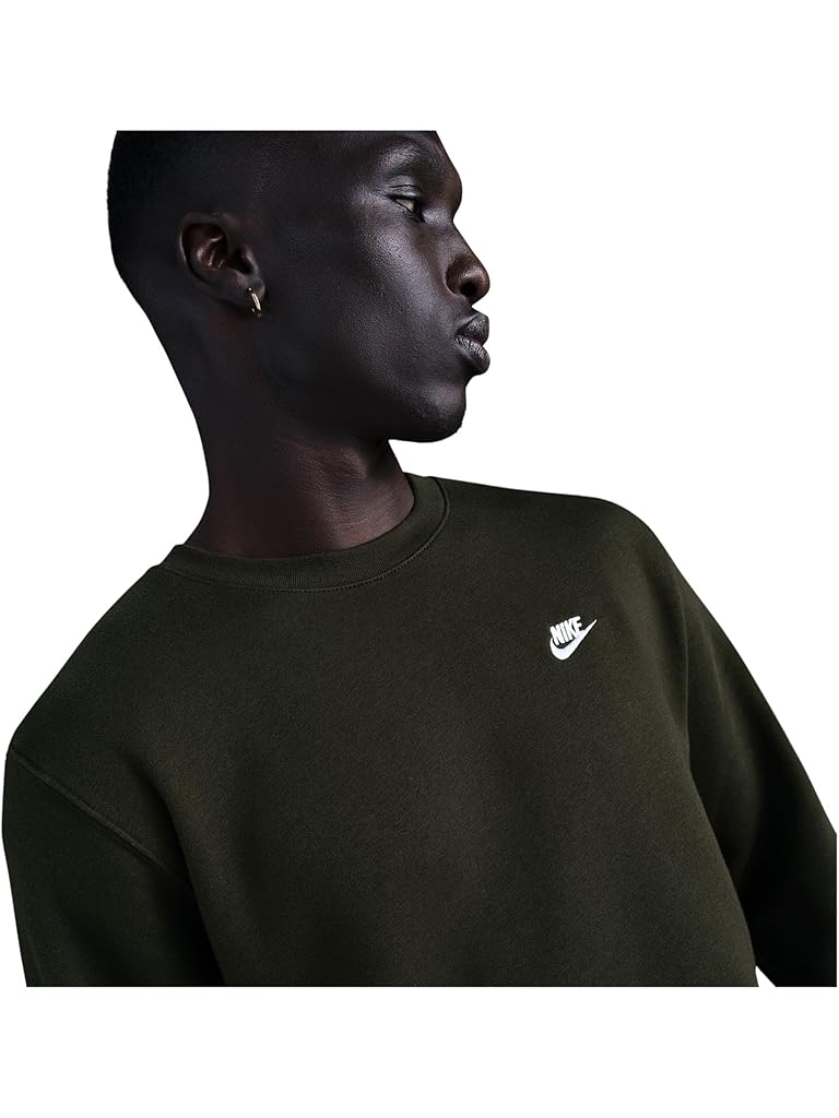 Olive Nike Club Basket Ball Crew