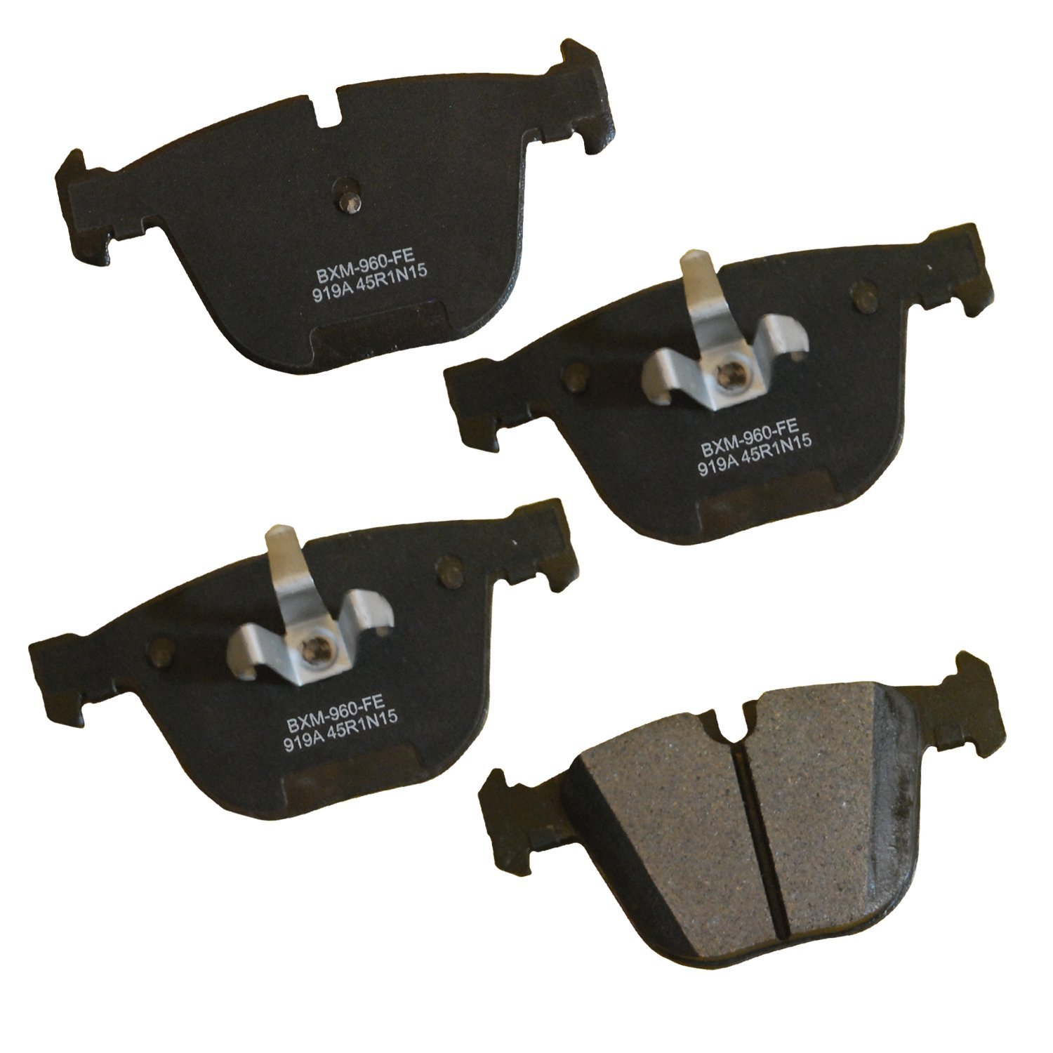 Bendix Premium SBM919A Semi-Metallic Rear Brake Pads for Select Models BMW 535i GT, GT xDrive, 550i 740i, 740Li, 740Li 750i, 750i 750Li, 750Li 760Li, Alpina B7, B7L, B7L B7 xDrive