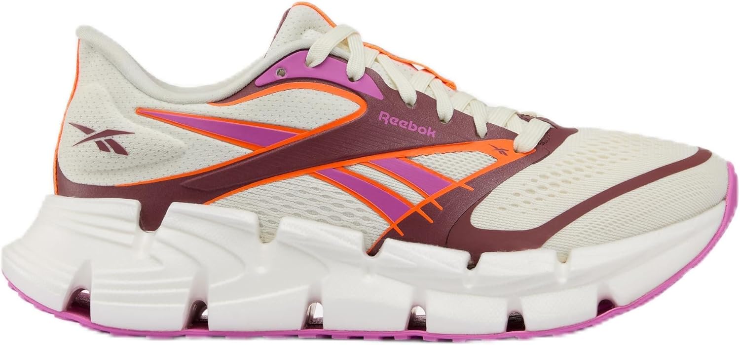 Reebok Women's Floatzig 2 Trainers, Chalk Virtual Pink Atomic Tangerine, 38 EU