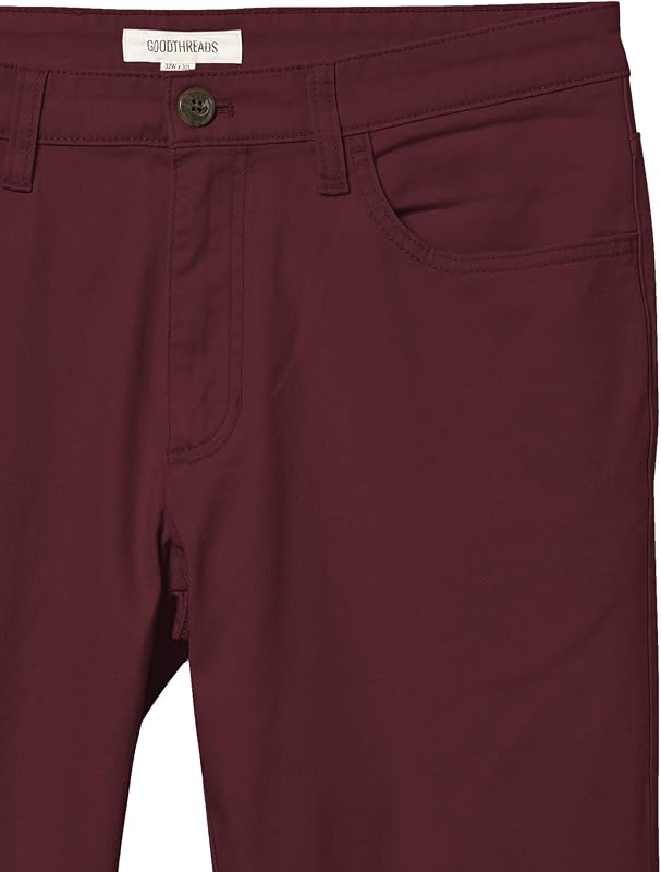 Amazon Essentials Men's Skinny-Fit 5-Pocket Stretch Twill Chino Pants