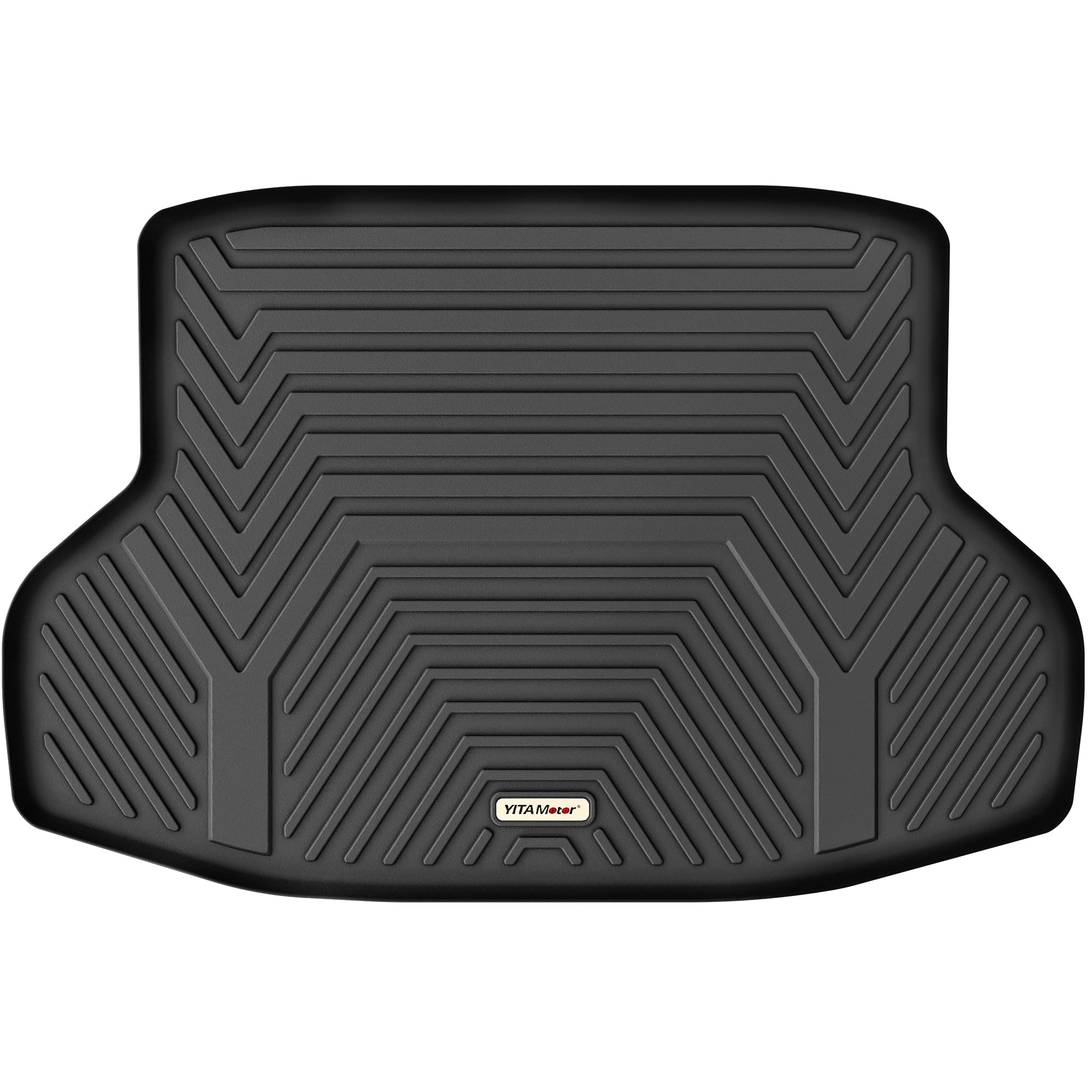 Photo 1 of YITAMOTOR Cargo Trunk Liner Compatible for 2016-2021 Honda Civic Sedan, Custom Fit Black TPE All Weather Cargo Mats 2016-2021 Cargo Mats