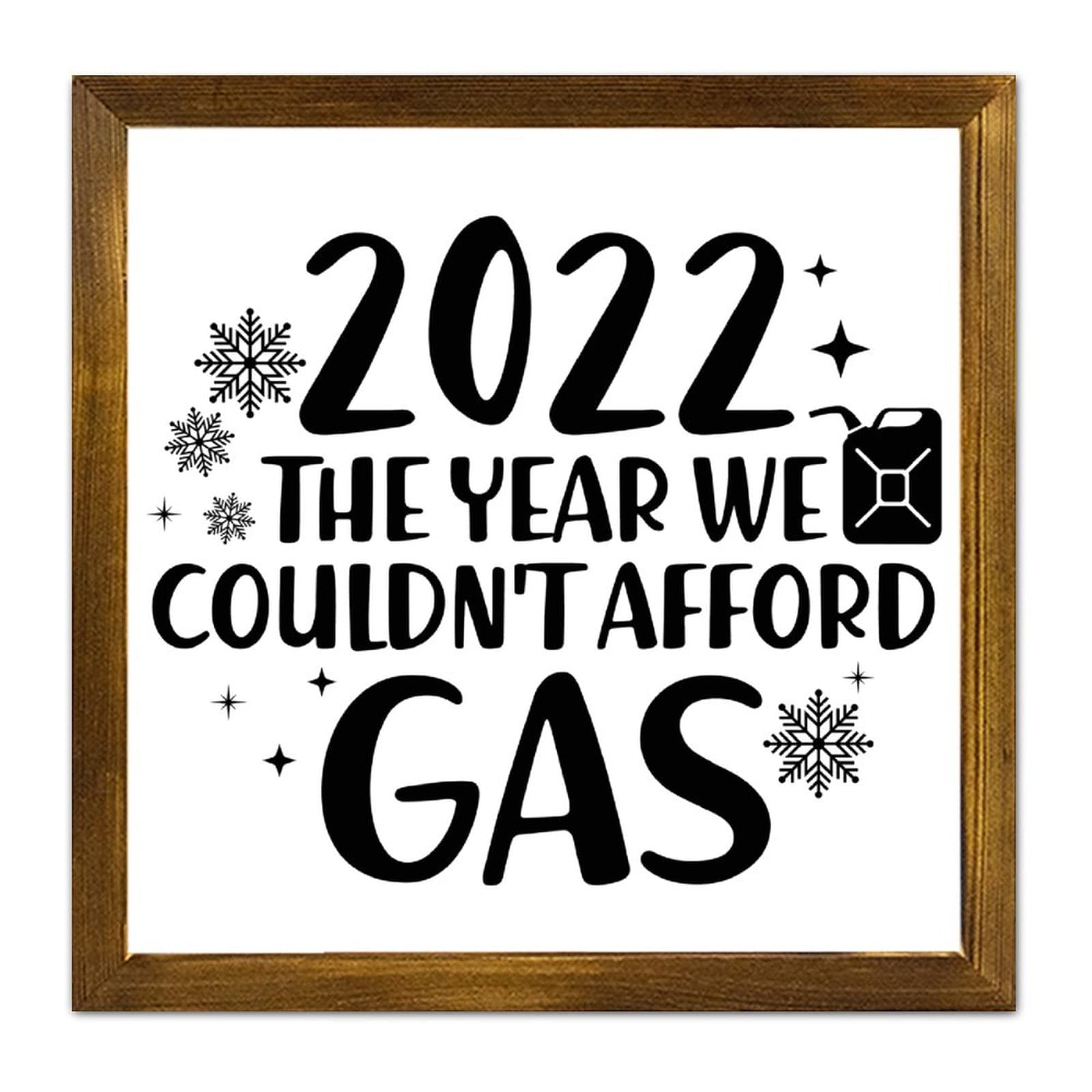 Panneau bois Noël souvenir 2022 citation inspirante maison