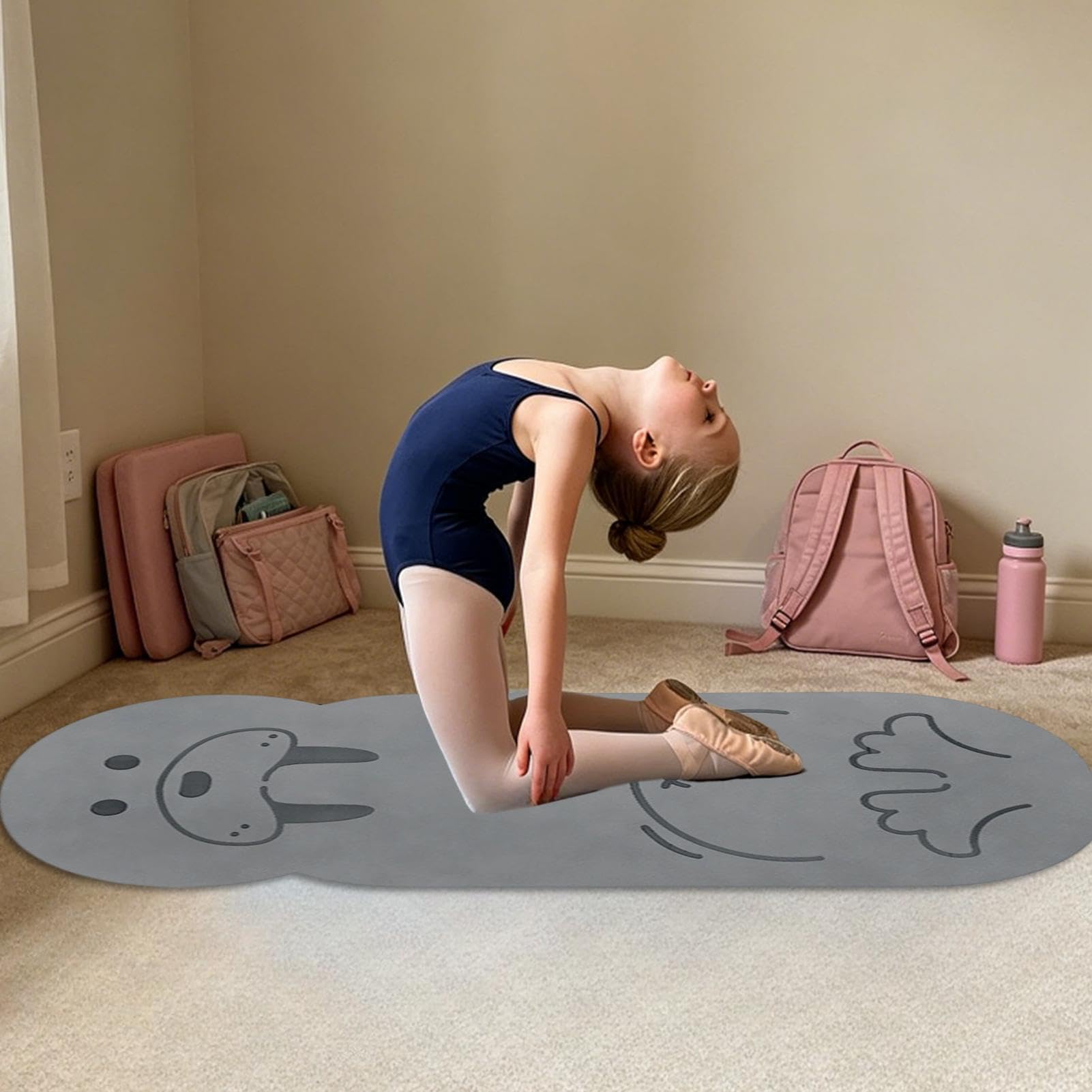 Esterilla de yoga para niños, esterilla de ejercicio para niños | Dibujos animados Animados, Superficies antideslizantes para el hogar, sala de estar, dormitorio, gimnasio