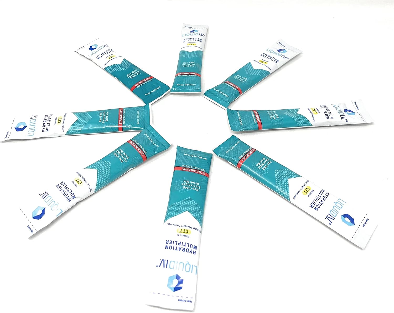 Liquid Iv Strawberry Hydration Drink Mix 8 Count, 0.56 Oz - Amazon product rated Grade C