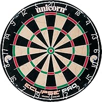 Unicorn Eclipse Pro Championship Edition Dartboard - PDC Official Ultra-Slim Wire, Staple-Free Bullseye, Self-Healing Sisal