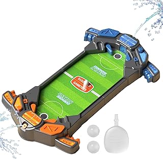 Jogo mesa futebol | Tabuleiro pinball futebol mesa com spray aquático – Jogo tabuleiro mesa batalha futebol americano, jogos tabuleiro esportivos futebol para crianças e adultos, família Pochy
