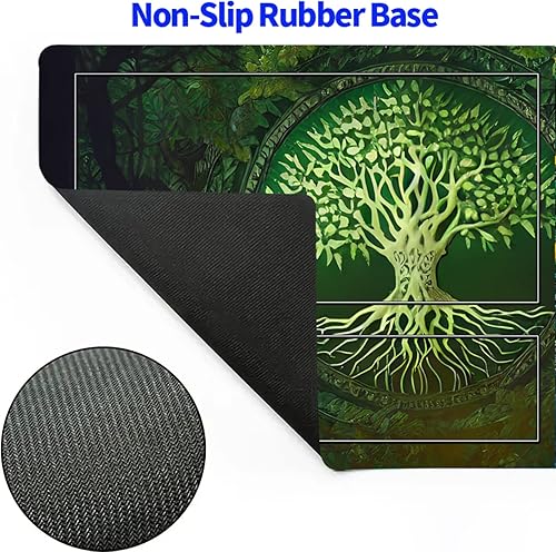 Miniatura 3 de MTG - Tapete de juego TCG de diseño único para MTG TCG de 24 x 14 pulgadas, tapete de juego entintado con bolsa de almacenamiento, superficie de